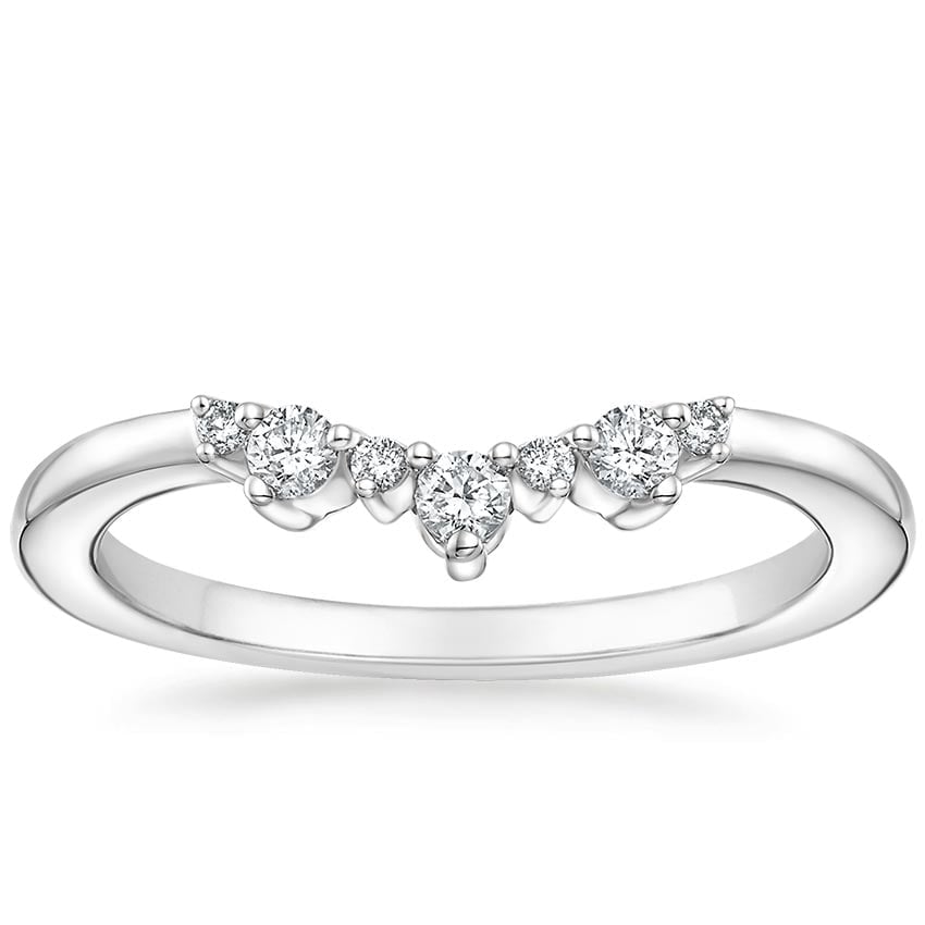 Rose gold diamond engagement ring with surprise diamond details