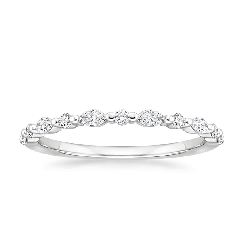 Rose gold diamond engagement ring with surprise diamond details