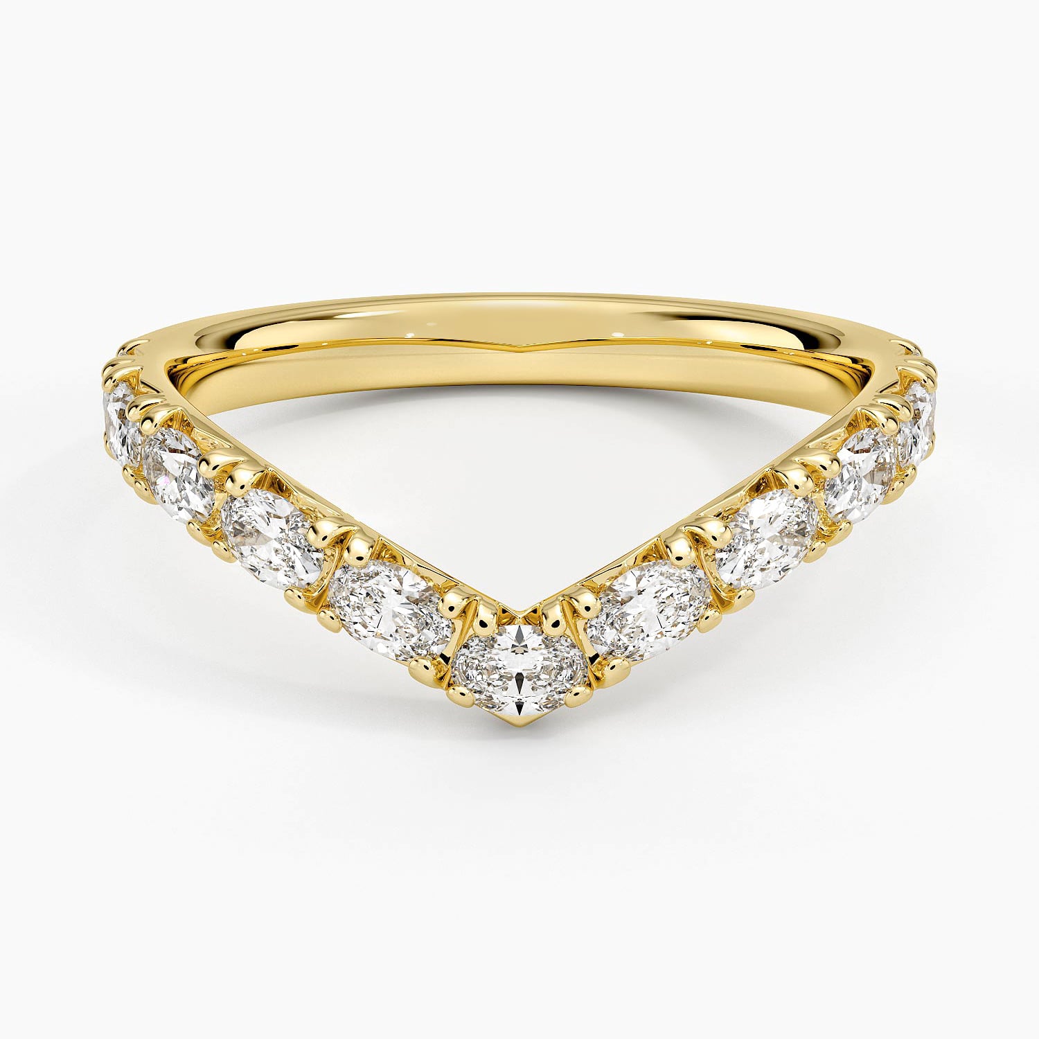 Rose gold diamond engagement ring with surprise diamond details
