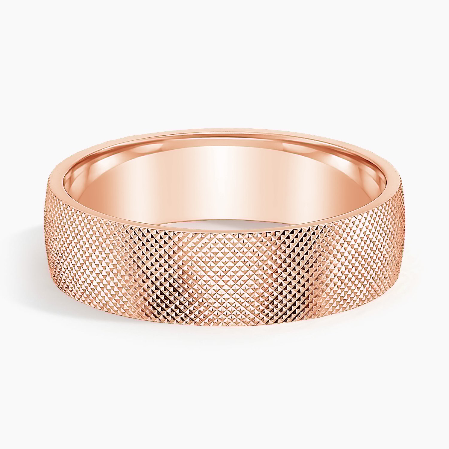 Rose gold diamond engagement ring with surprise diamond details