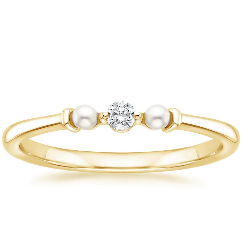 Rose gold diamond engagement ring with surprise diamond details