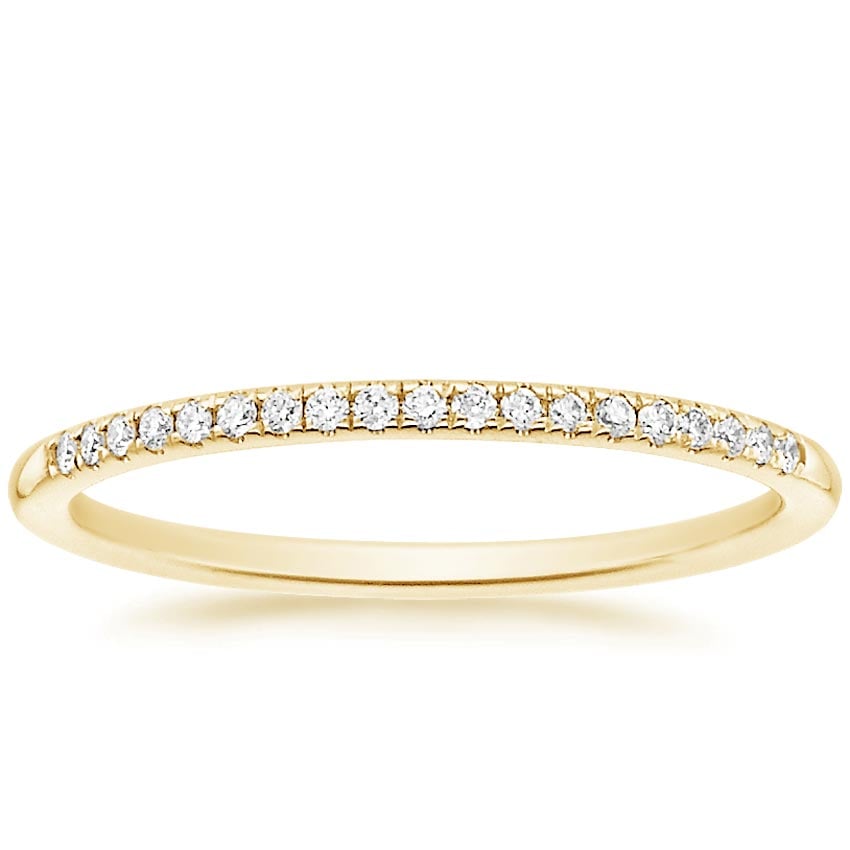 Rose gold diamond engagement ring with surprise diamond details