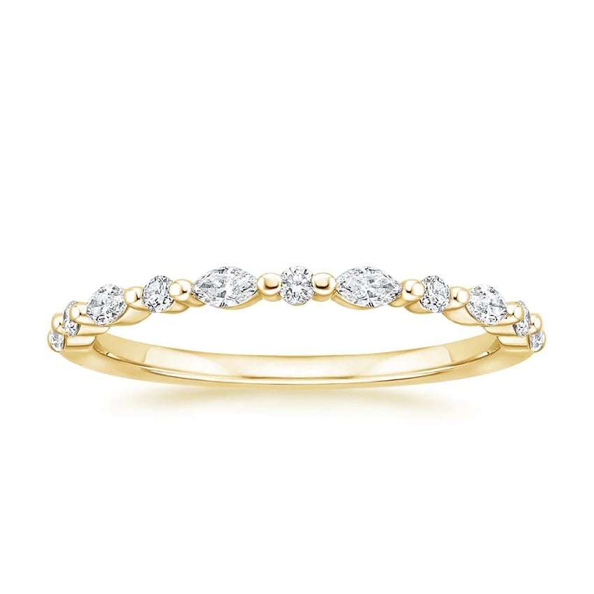 Rose gold diamond engagement ring with surprise diamond details