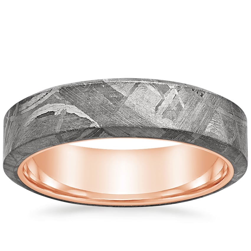 Rose gold diamond engagement ring with surprise diamond details