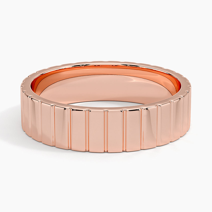 Rose gold diamond engagement ring with surprise diamond details