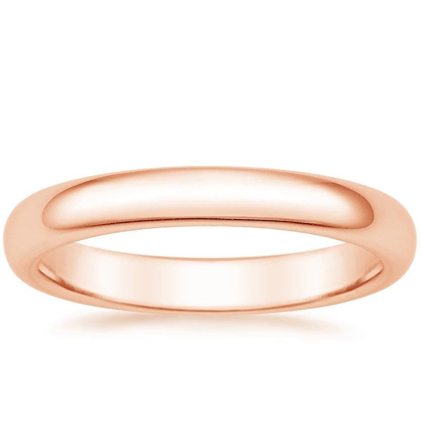 Rose gold diamond engagement ring with surprise diamond details