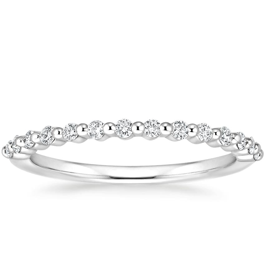 Rose gold diamond engagement ring with surprise diamond details
