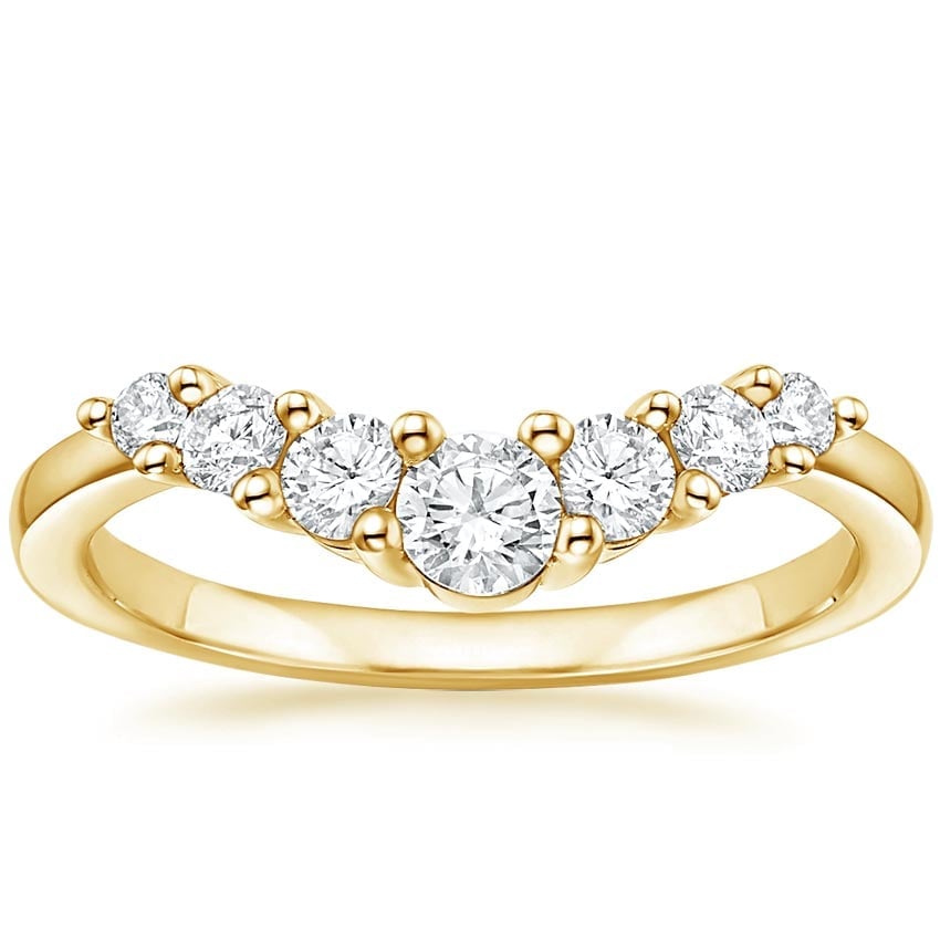 Rose gold diamond engagement ring with surprise diamond details