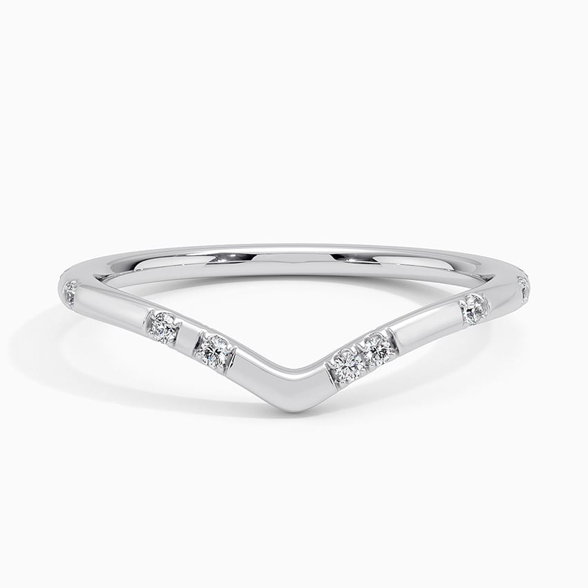 Rose gold diamond engagement ring with surprise diamond details