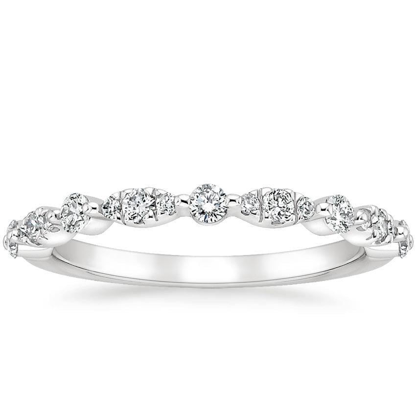 Rose gold diamond engagement ring with surprise diamond details