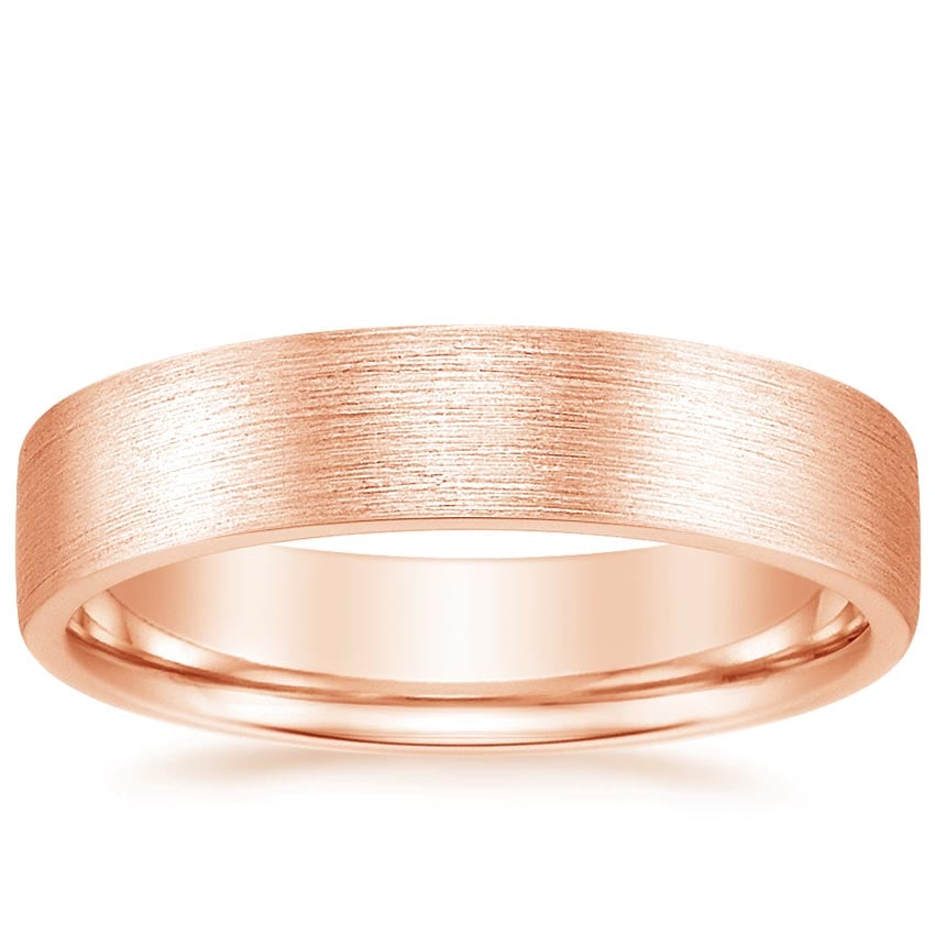 Rose gold diamond engagement ring with surprise diamond details