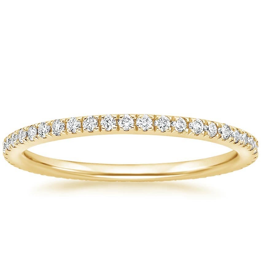 Rose gold diamond engagement ring with surprise diamond details
