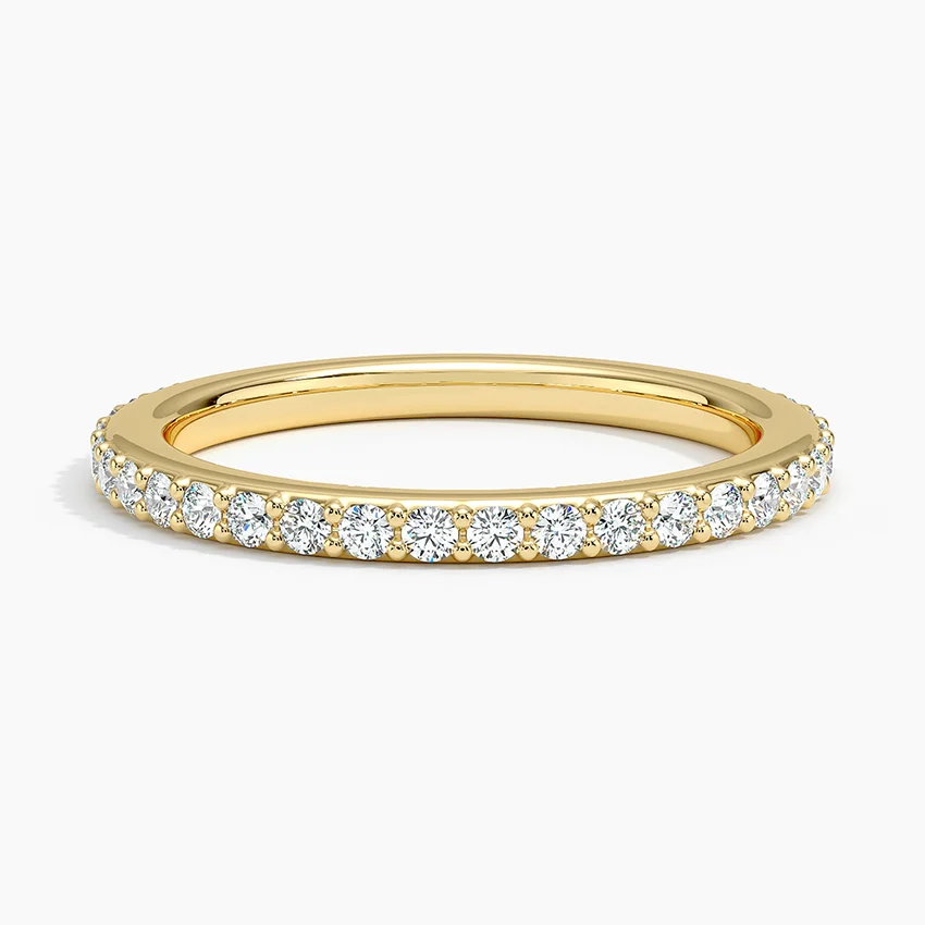 Rose gold diamond engagement ring with surprise diamond details