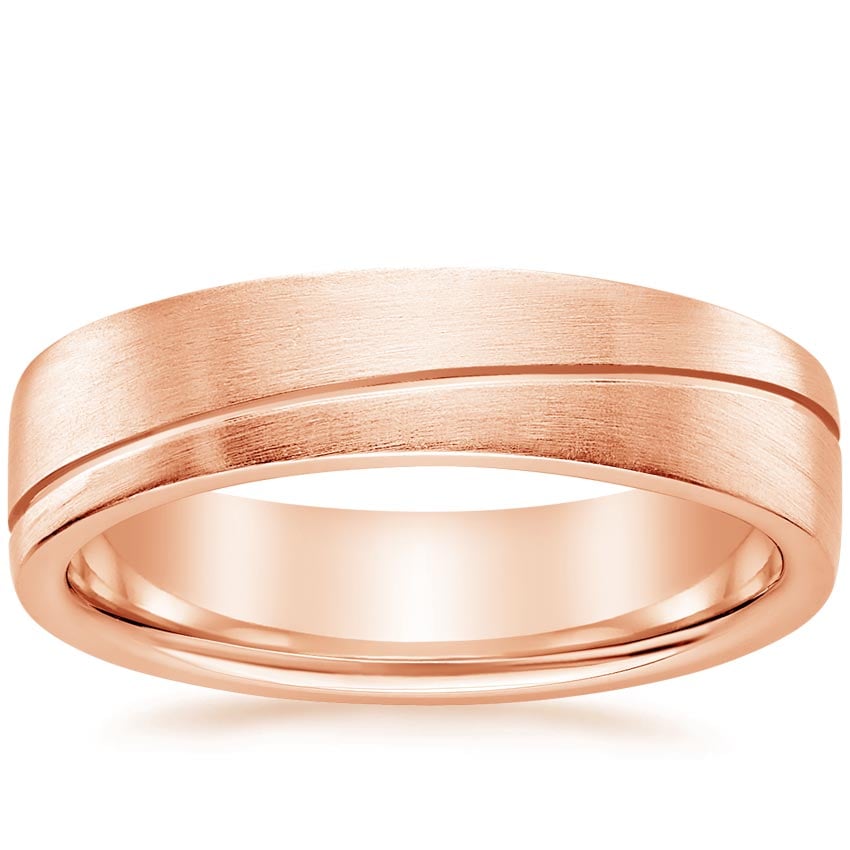 Rose gold diamond engagement ring with surprise diamond details