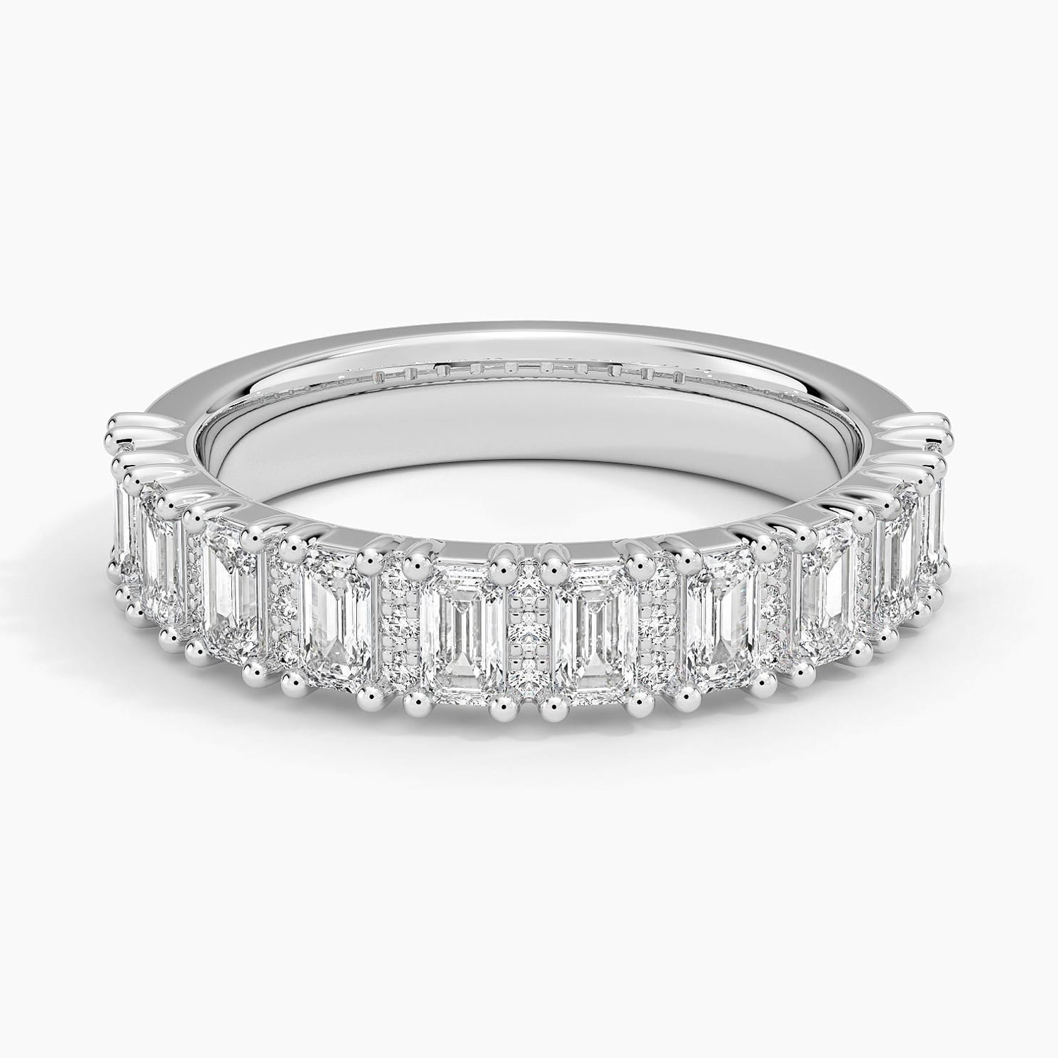 Rose gold diamond engagement ring with surprise diamond details