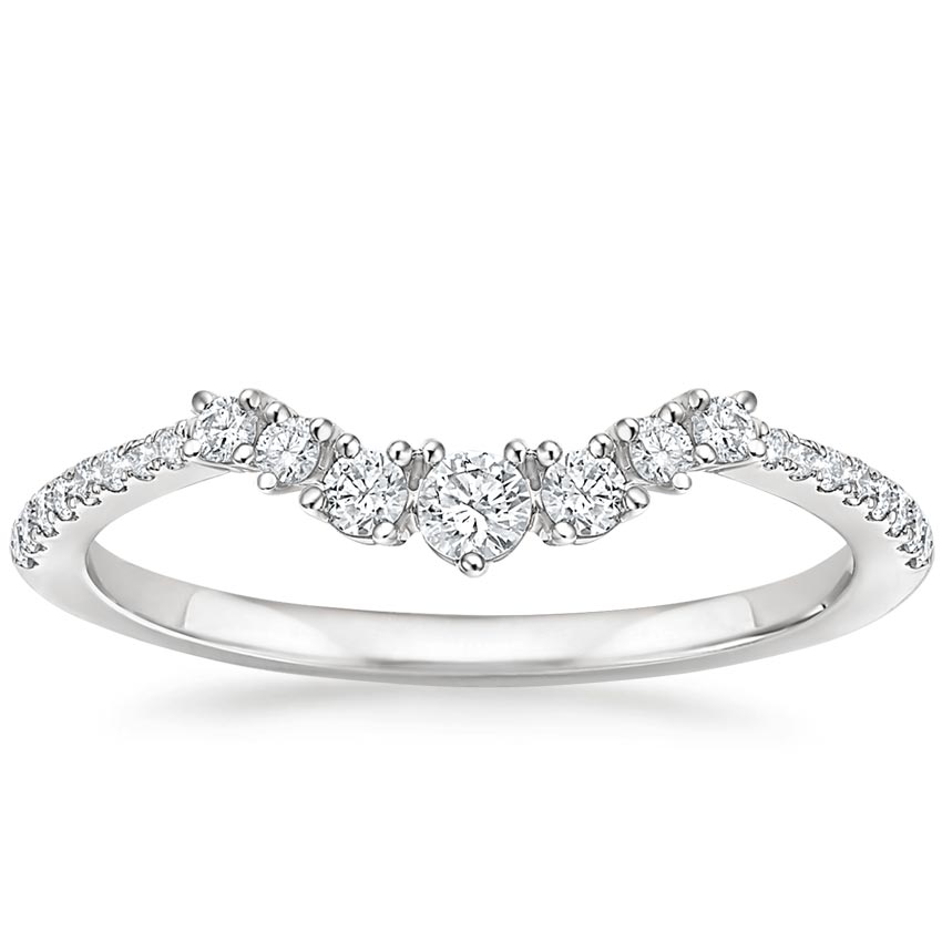 Rose gold diamond engagement ring with surprise diamond details