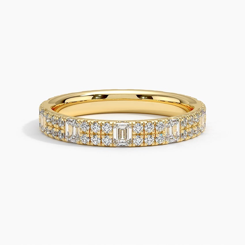 Rose gold diamond engagement ring with surprise diamond details