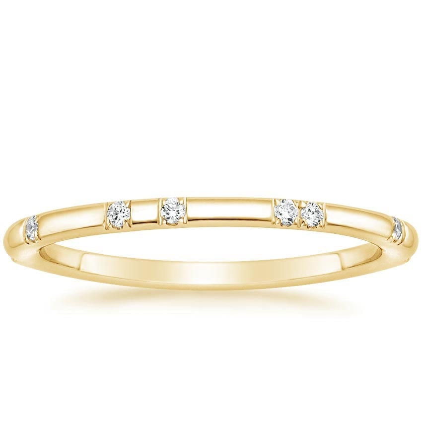 Rose gold diamond engagement ring with surprise diamond details