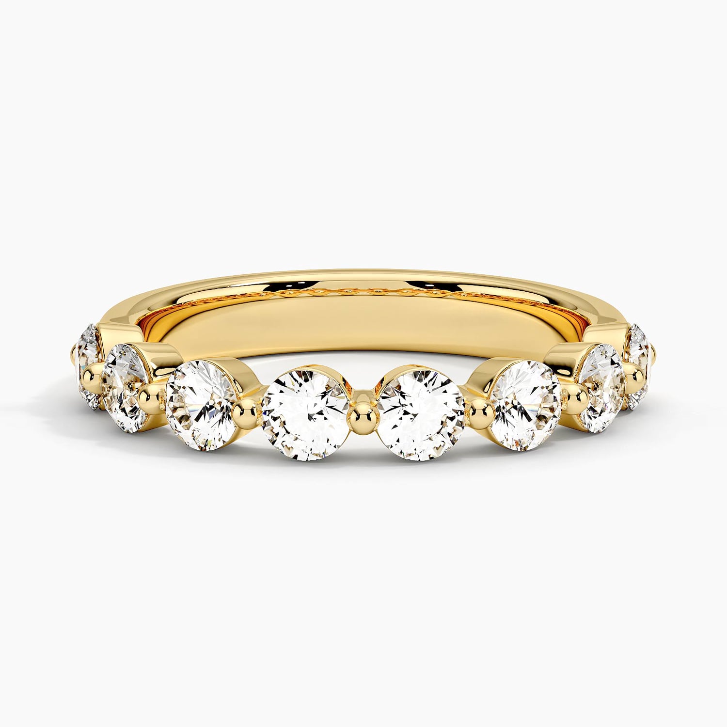 Rose gold diamond engagement ring with surprise diamond details