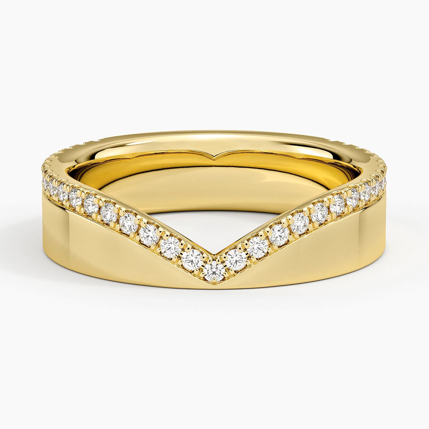 Rose gold diamond engagement ring with surprise diamond details