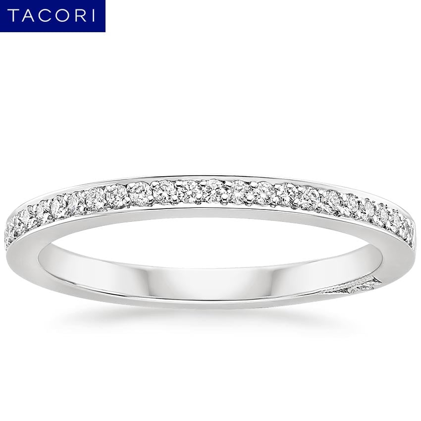 Rose gold diamond engagement ring with surprise diamond details