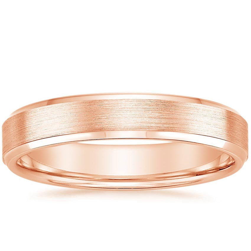 Rose gold diamond engagement ring with surprise diamond details
