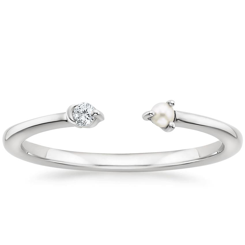 Rose gold diamond engagement ring with surprise diamond details