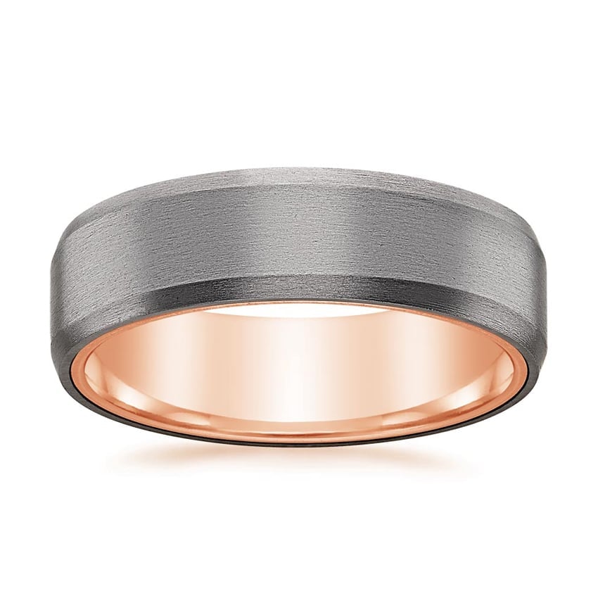 Rose gold diamond engagement ring with surprise diamond details