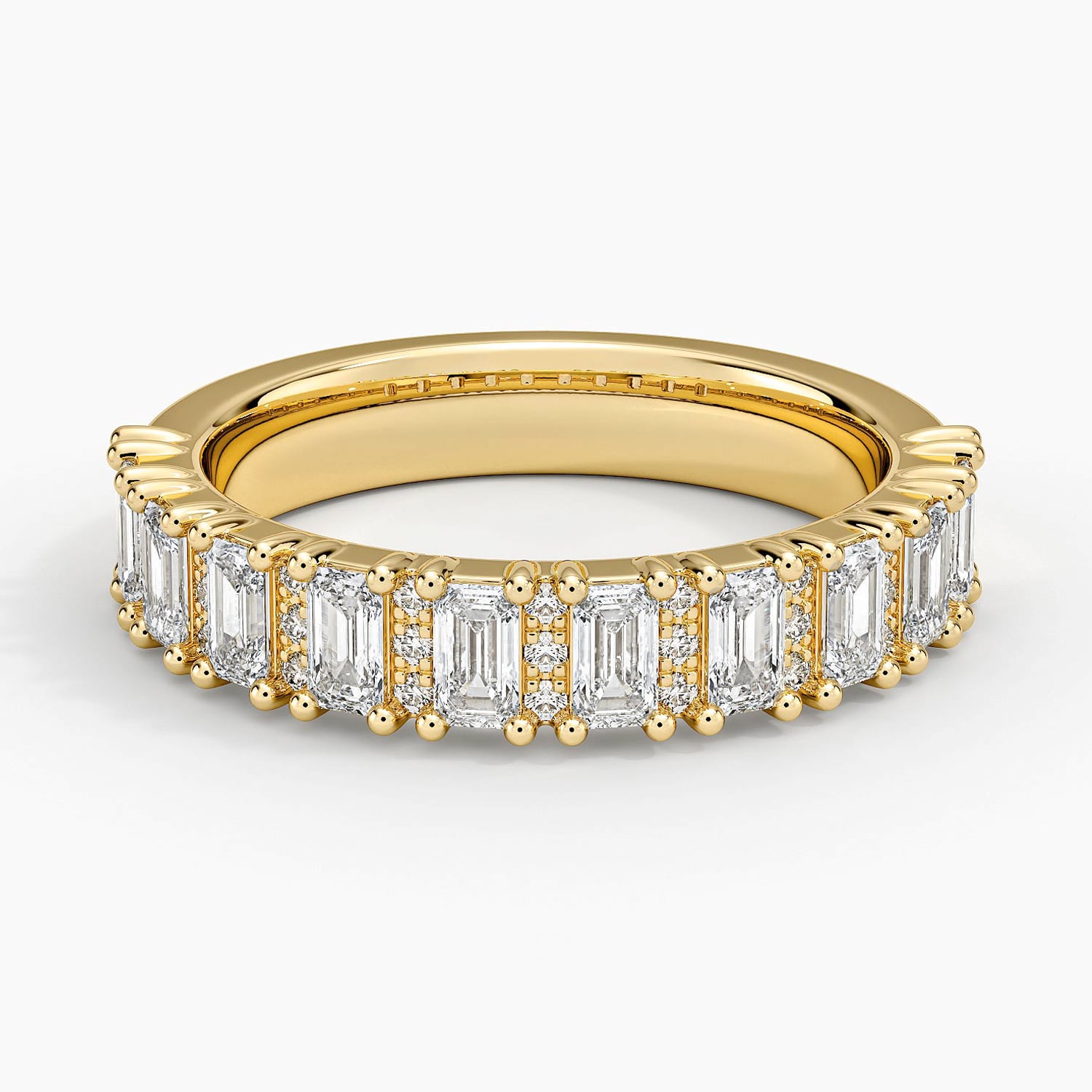 Rose gold diamond engagement ring with surprise diamond details