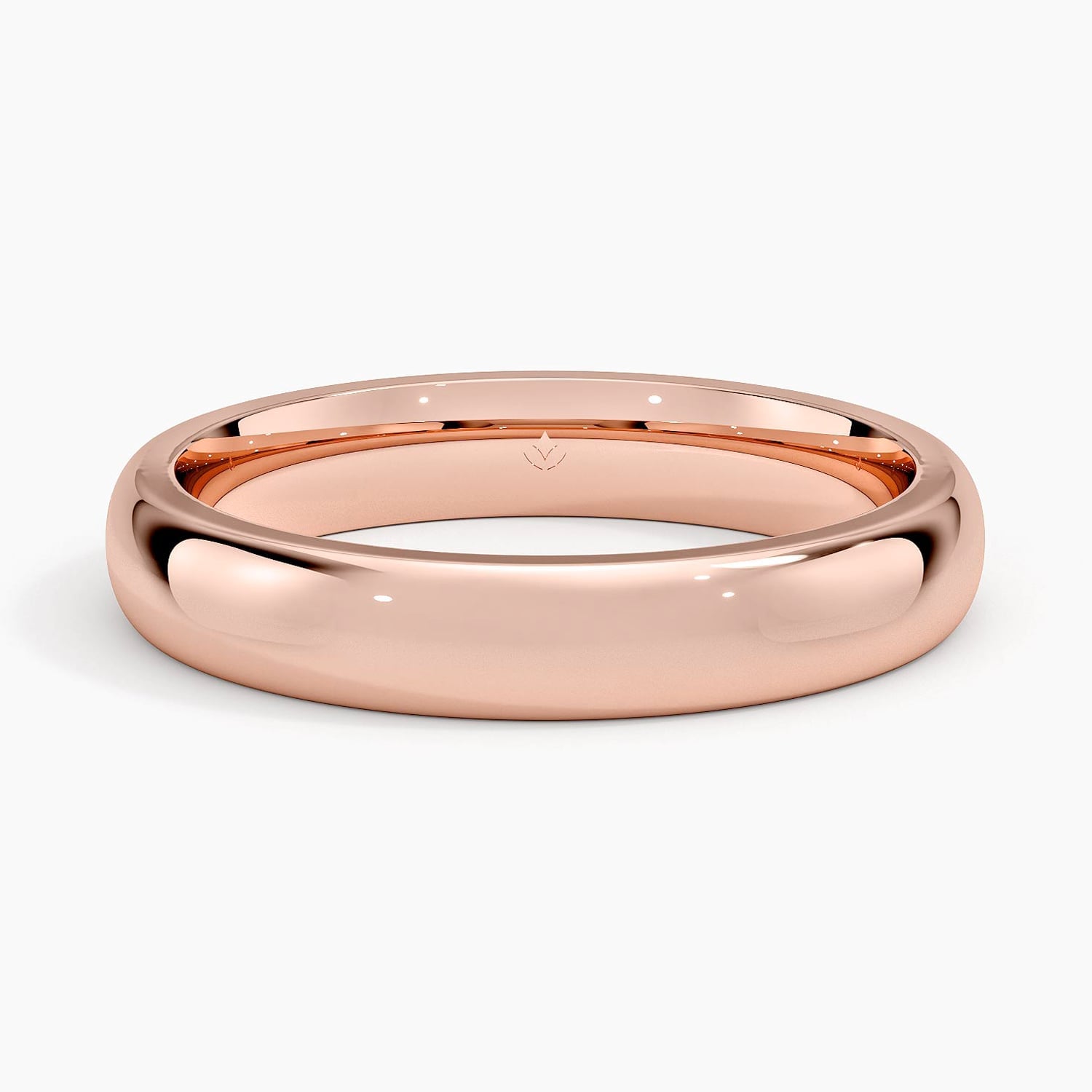 Rose gold diamond engagement ring with surprise diamond details