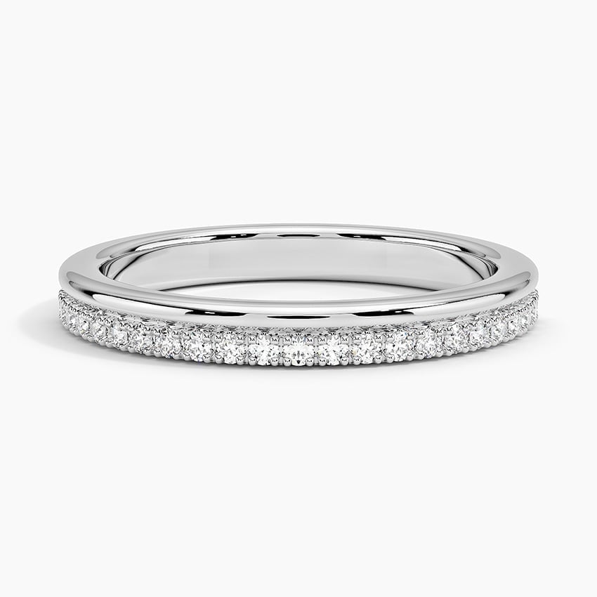 Rose gold diamond engagement ring with surprise diamond details