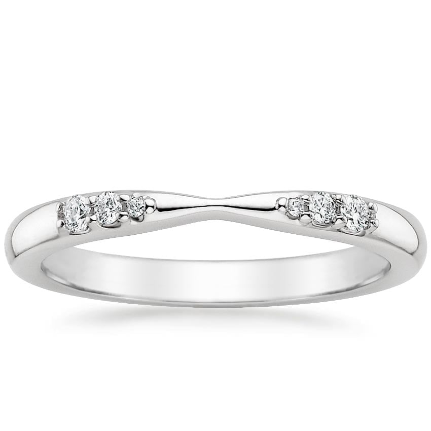 Rose gold diamond engagement ring with surprise diamond details