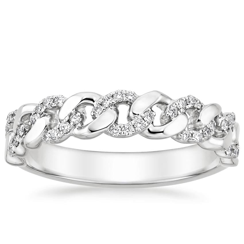 Rose gold diamond engagement ring with surprise diamond details