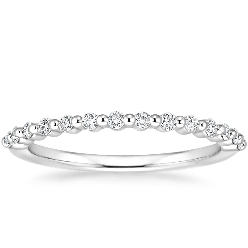 Rose gold diamond engagement ring with surprise diamond details
