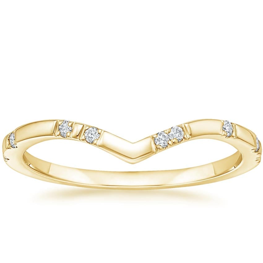 Rose gold diamond engagement ring with surprise diamond details