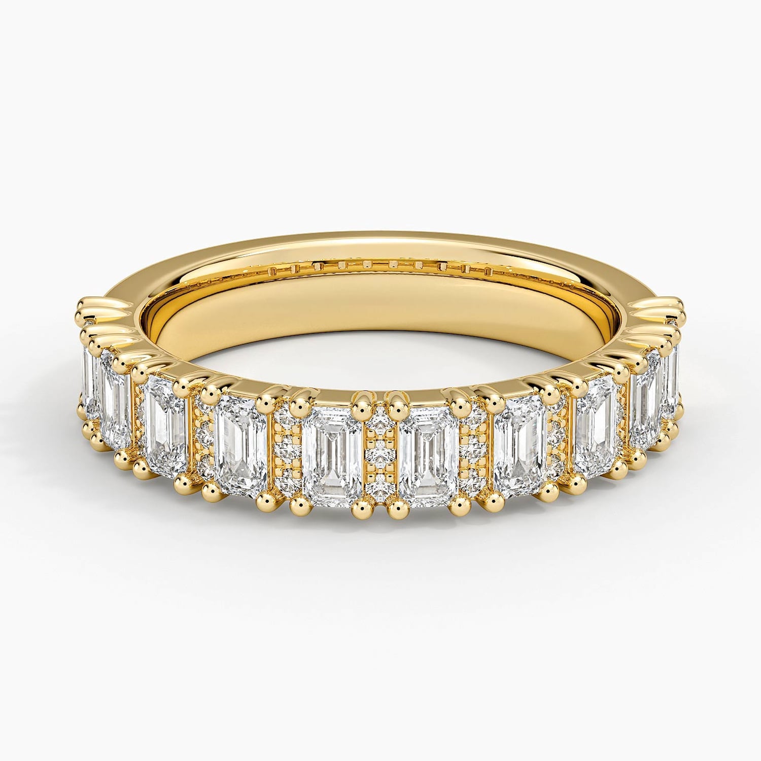 Rose gold diamond engagement ring with surprise diamond details