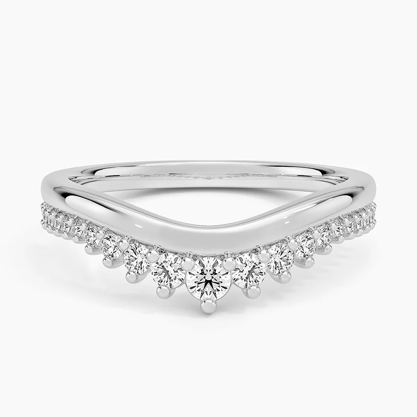 Rose gold diamond engagement ring with surprise diamond details