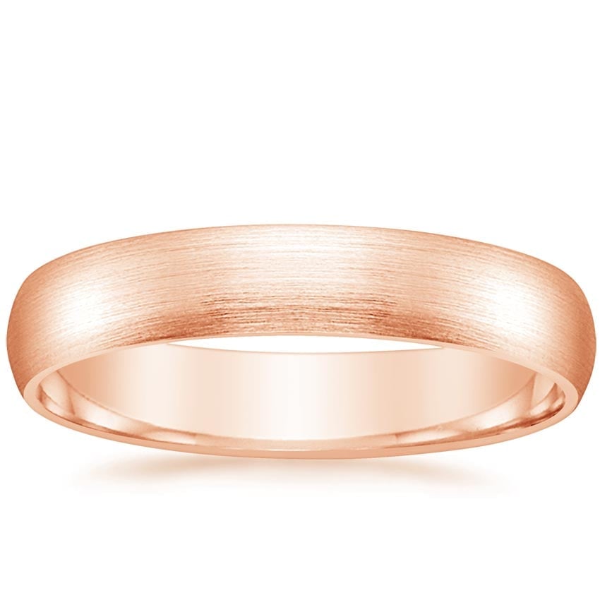 Rose gold diamond engagement ring with surprise diamond details