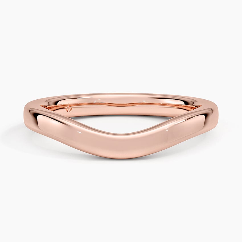 Rose gold diamond engagement ring with surprise diamond details