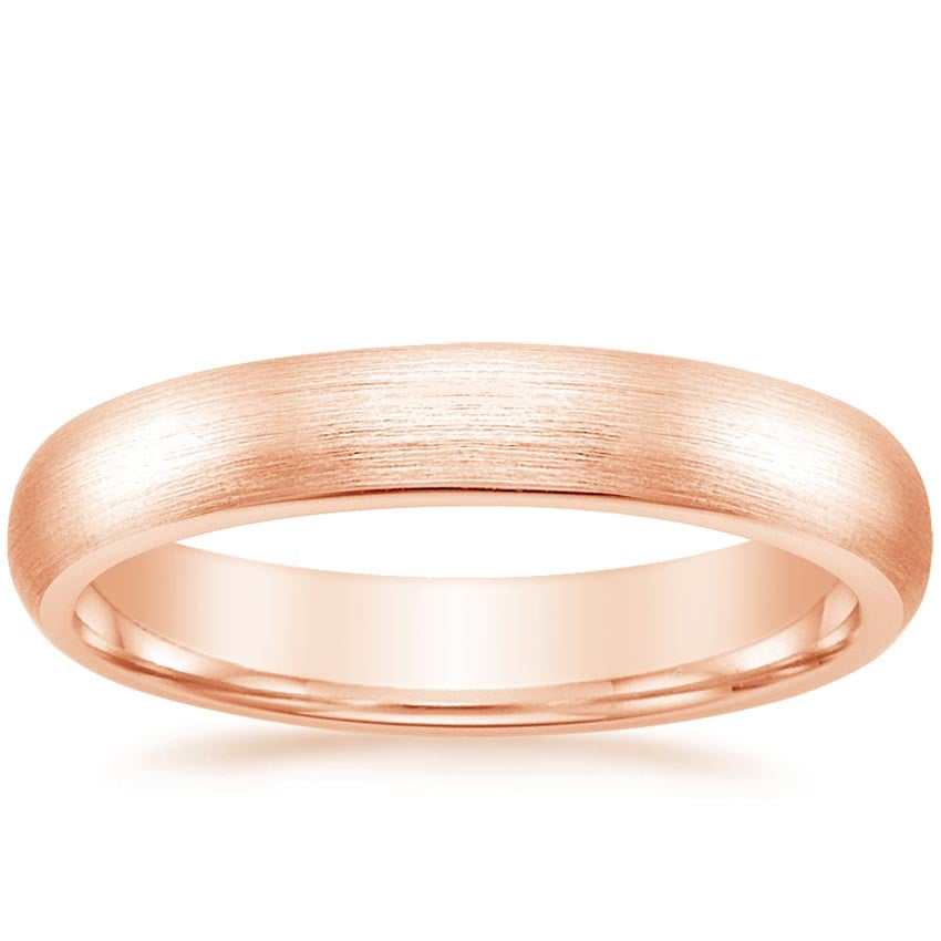 Rose gold diamond engagement ring with surprise diamond details