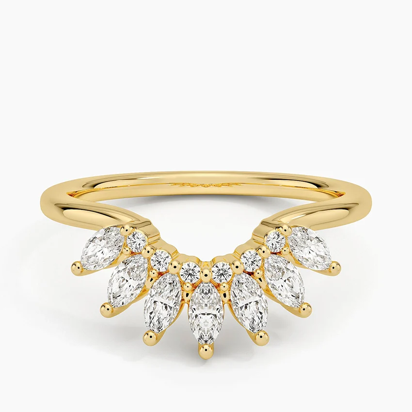 Rose gold diamond engagement ring with surprise diamond details