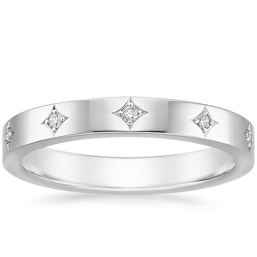 Rose gold diamond engagement ring with surprise diamond details