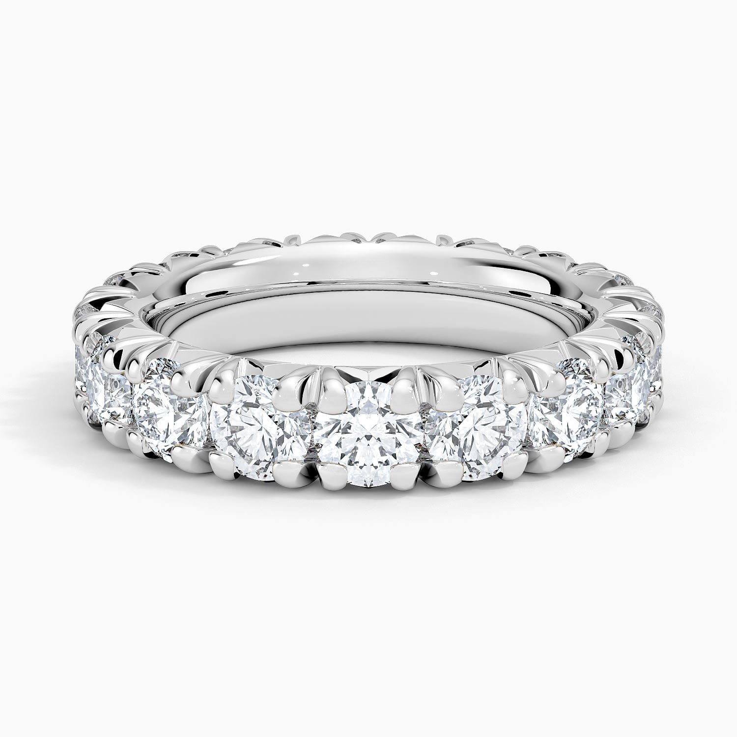 Rose gold diamond engagement ring with surprise diamond details