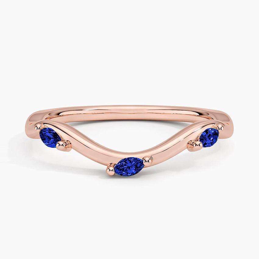 Rose gold diamond engagement ring with surprise diamond details