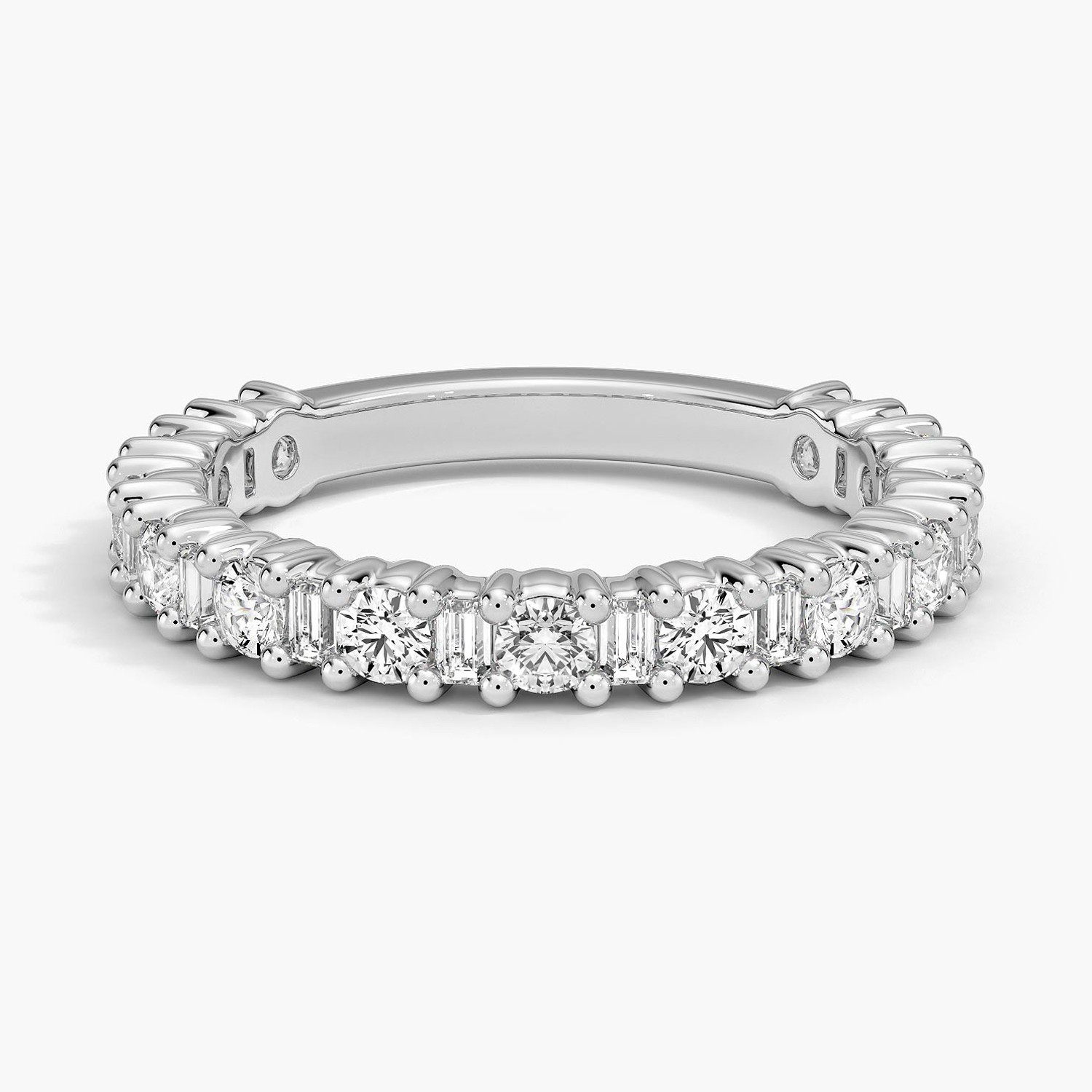 Rose gold diamond engagement ring with surprise diamond details