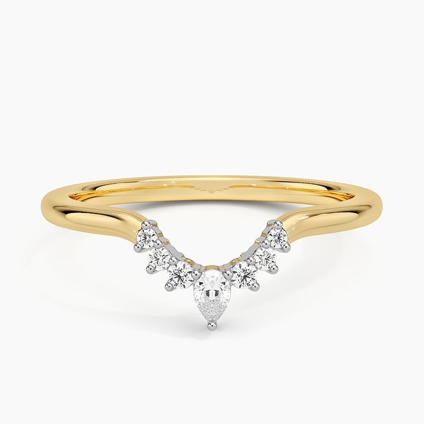 Rose gold diamond engagement ring with surprise diamond details