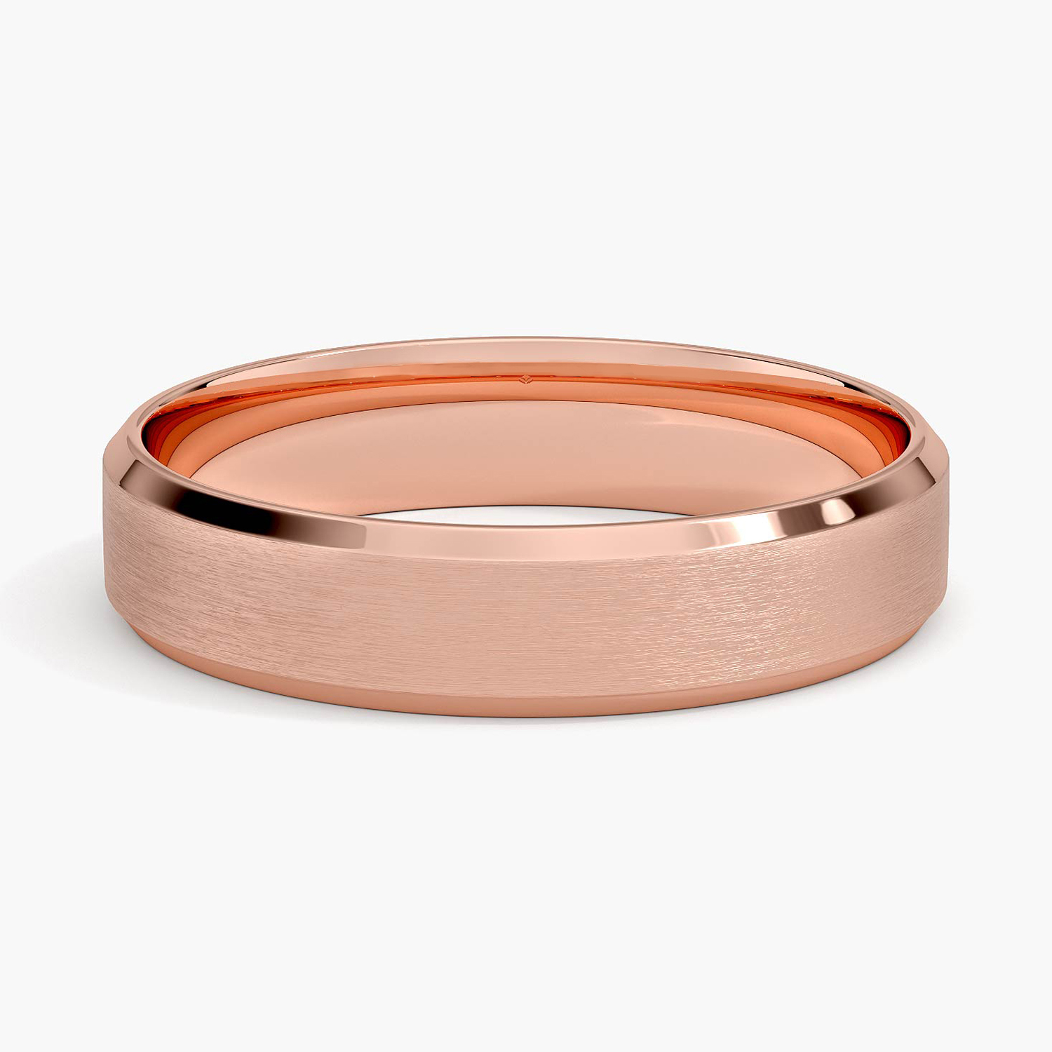 Rose gold diamond engagement ring with surprise diamond details