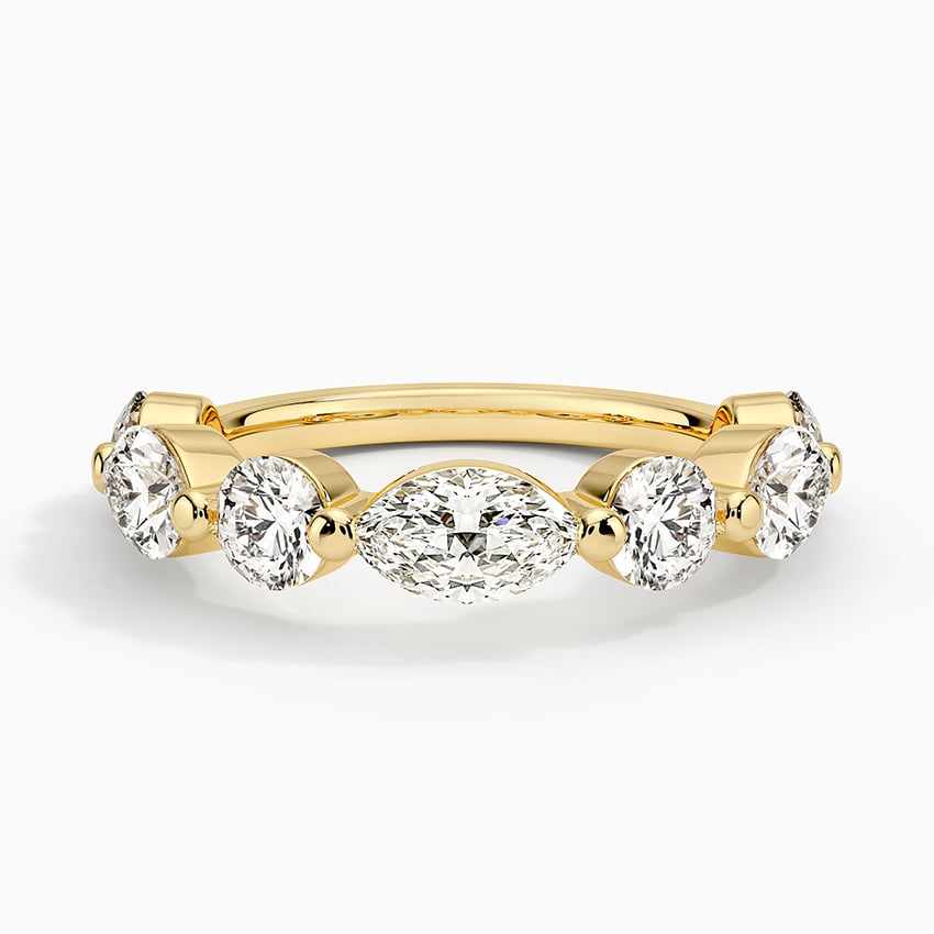 Rose gold diamond engagement ring with surprise diamond details