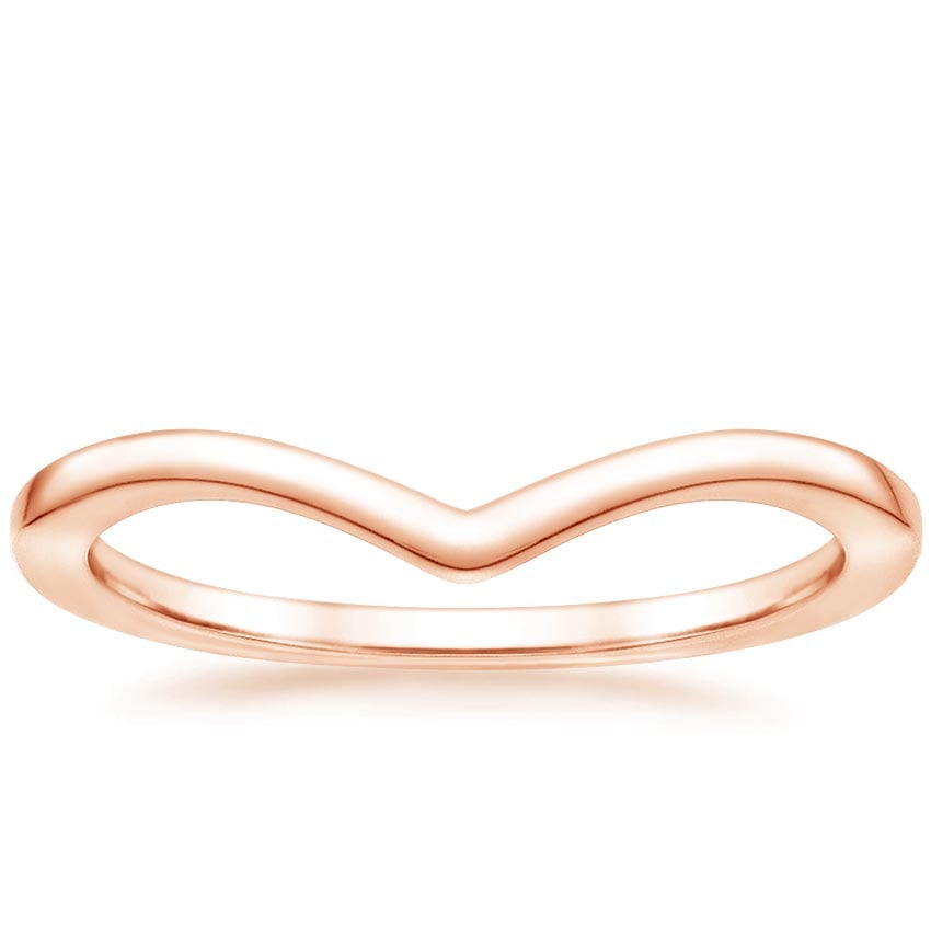 Rose gold diamond engagement ring with surprise diamond details