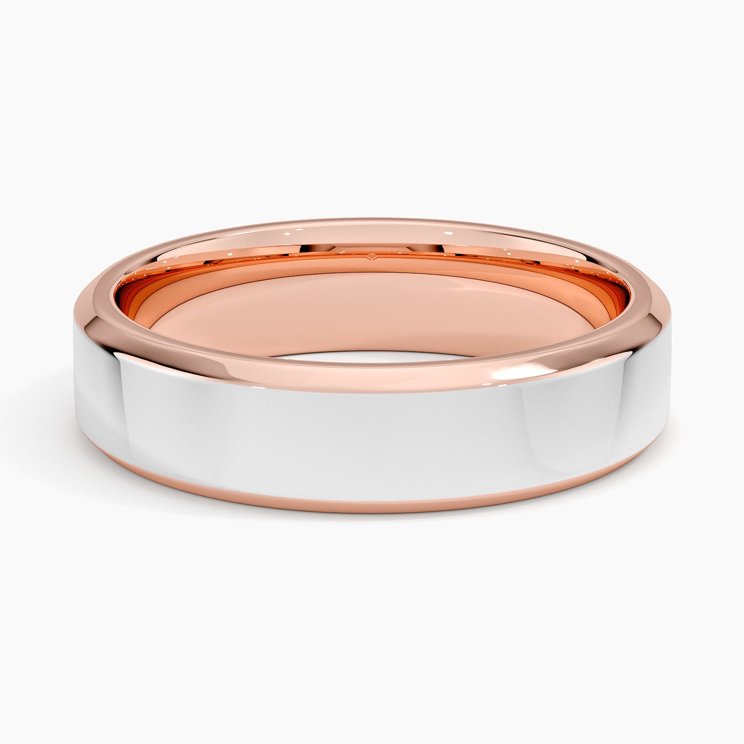 Rose gold diamond engagement ring with surprise diamond details